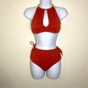 Aerie orange bikini women’s size small